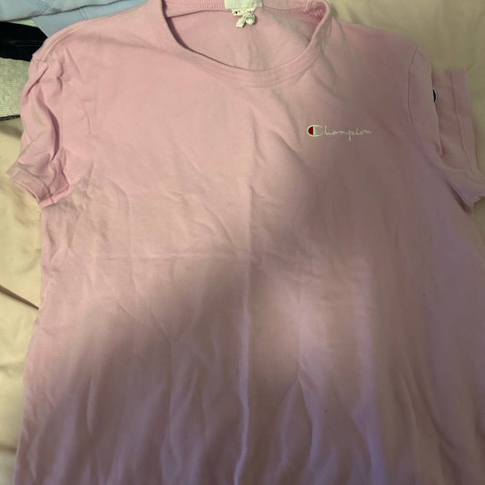 Champion Light Pink Crewneck Tee